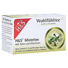 H&S Misteltee mit Selen und Vitaminen Filterbeutel 20x2 Gramm