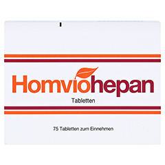 HOMVIOHEPAN Tabletten 75 Stck N1 - Vorderseite