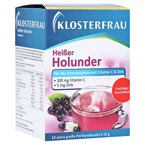 KLOSTERFRAU Broncholind heier Holunder Granulat 10x15 Gramm