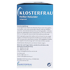 KLOSTERFRAU Broncholind heier Holunder Granulat 10x15 Gramm - Rechte Seite