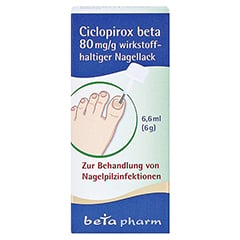 Ciclopirox beta 80mg/g 6.6 Milliliter N2 - Vorderseite