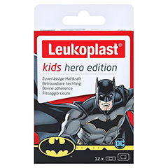 LEUKOPLAST kids Strips hero Batman Mix 12 Stck - Vorderseite