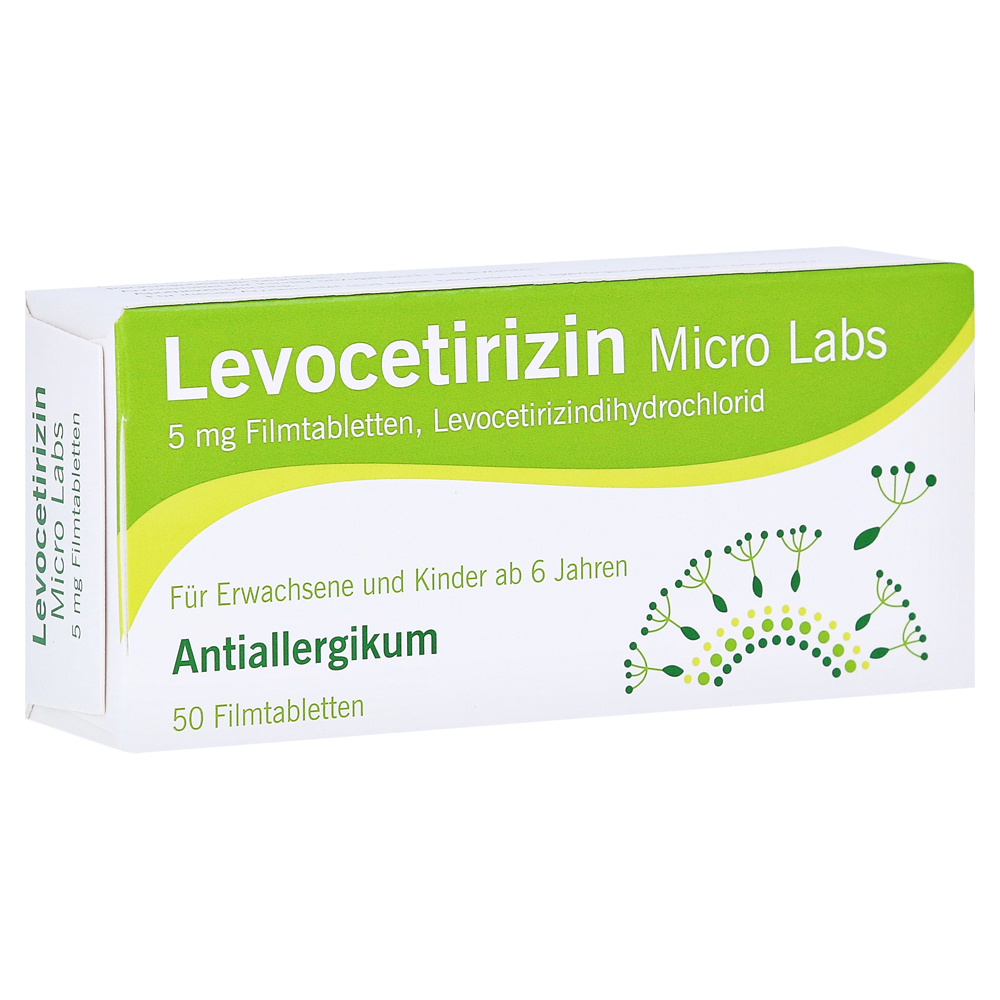 Levocetirizin Micro Labs 5mg Filmtabletten 50 Stück
