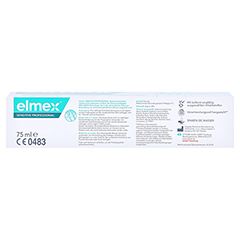 Elmex Sensitive Professional Zahnpasta 75 Milliliter - Unterseite