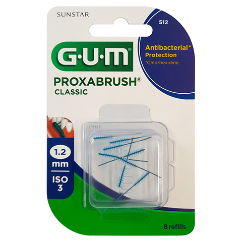 GUM Proxabrush Classic Ersatzbrsten 1,2 mm 8 Stck