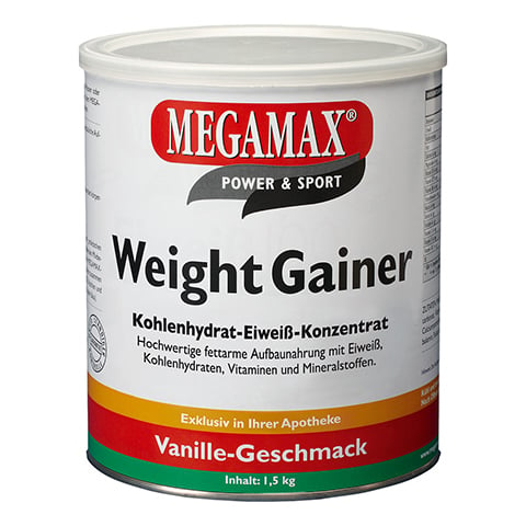 WEIGHT GAINER Megamax Vanille Pulver 1500 Gramm