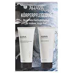 AHAVA Kit Dermud Body Cre.& Shower Gel 2x200 Milliliter - Vorderseite