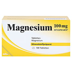 MAGNESIUM 100 mg Jenapharm Tabletten 100 Stück N3 - Vorderseite