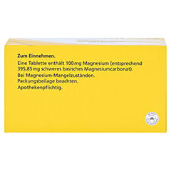 MAGNESIUM 100 mg Jenapharm Tabletten 100 Stück N3 - Oberseite