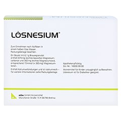Lösnesium Brausegranulat 50 Stück N2 - Rückseite