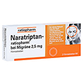 Naratriptan-ratiopharm bei Migräne 2,5mg 2 Stück N1