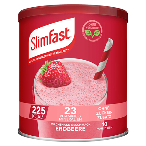 SLIM FAST Pulver Erdbeere 365 Gramm