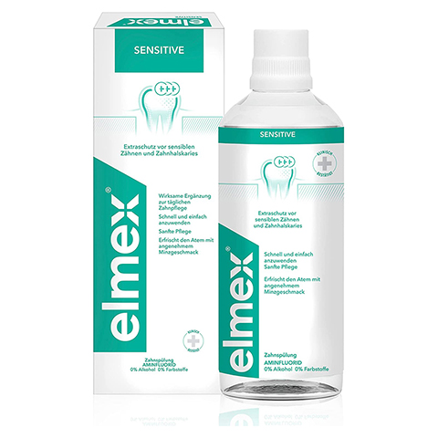 ELMEX Sensitive Zahnspuelung 400 Milliliter