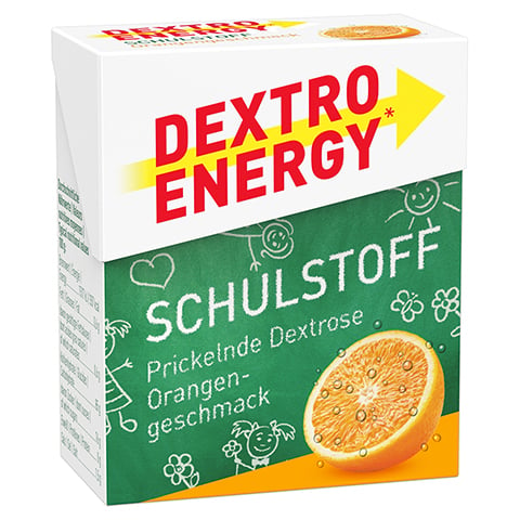 DEXTRO ENERGY Schulstoff Orange Tfelchen 50 Gramm