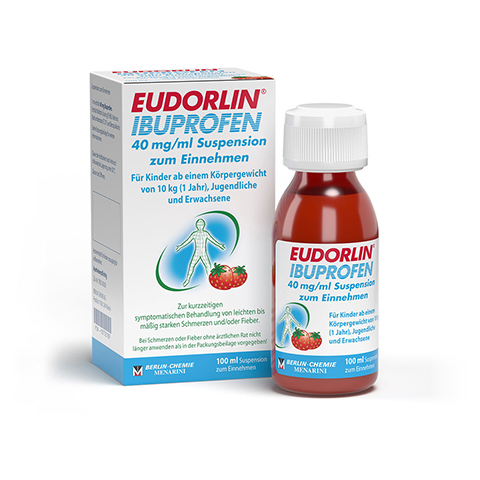 EUDORLIN Ibuprofen 40mg/ml Suspension zum Einnehmen 100 Milliliter N1
