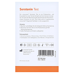 CERASCREEN Serotonin Test-Kit 1 Stück - Rückseite