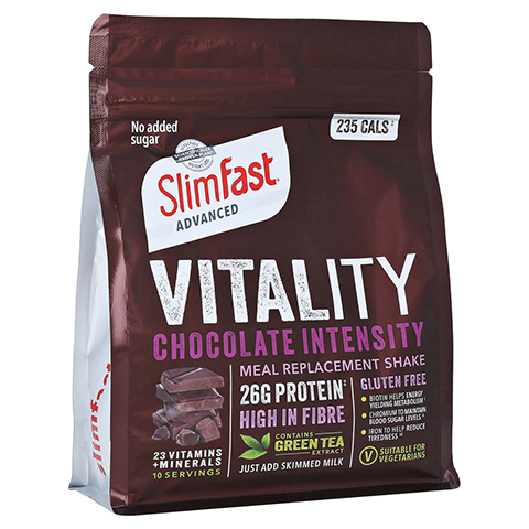 SLIM FAST Vitality Schokolade Pulver 400 Gramm