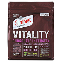 SLIM FAST Vitality Schokolade Pulver 400 Gramm - Vorderseite