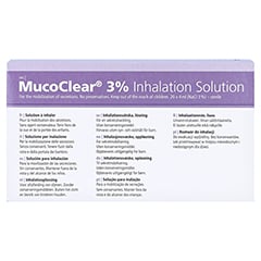 Mucoclear 3% NaCl Inhalationslösung 20x4 Milliliter - Rückseite