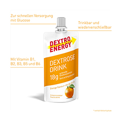 DEXTRO ENERGY Dextrose Drink Orange 50 Milliliter - Info 1