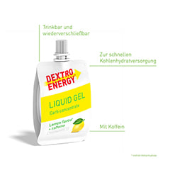 DEXTRO ENERGY Sports Nutr.Liquid Gel Lemon+caffe. 60 Milliliter - Info 1