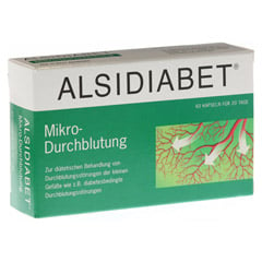 Alsidiabet Diabetiker Mikro Durchblutung Kapseln 60 Stück