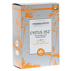 Cystus 052 Bio Halspastillen Honig Orange 132 Stück