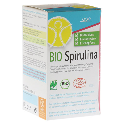 Spirulina 500 mg Bio Naturland Tabletten 240 Stück