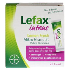 Lefax Intens Lemon Fresh 20 Stück - Vorderseite