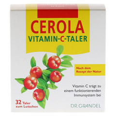 CEROLA Vitamin C Taler Grandel 32 Stück - Vorderseite