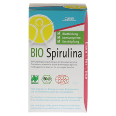 Spirulina 500 mg Bio Naturland Tabletten 240 Stück - Vorderseite