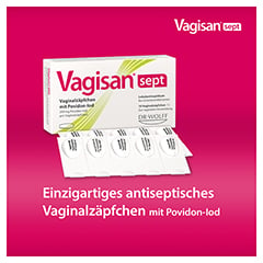 Vagisan sept Vaginalzpfchen mit Povidon-Iod 10 Stck N2 - Info 2