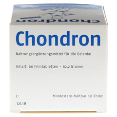 CHONDRON Tabletten 60 Stück - Unterseite