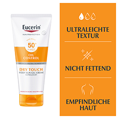 EUCERIN Sun Gel-Creme Oil Control Body LSF 50+ 200 Milliliter - Info 2
