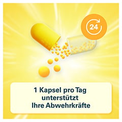 Cetebe Abwehr plus Vitamin C + Vitamin D3 + Zink Kapseln 60 Stck - Info 4