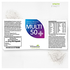 MULTI 50+ Vitamin- & Mineralstoff-Komplex Kapseln 60 Stck - Info 5