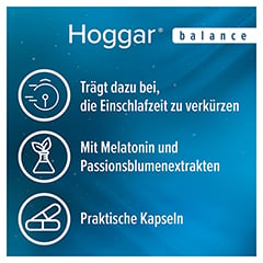HOGGAR Melatonin balance Kapseln 30 Stck - Info 10