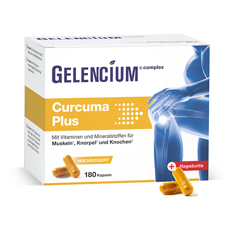 GELENCIUM Curcuma Plus hochdosiert m.Vit.C Kapseln 180 Stck