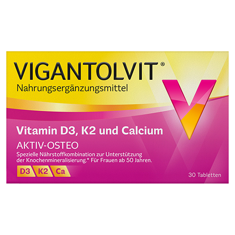 VIGANTOLVIT Vitamin D3 K2 Calcium Filmtabletten 30 Stck