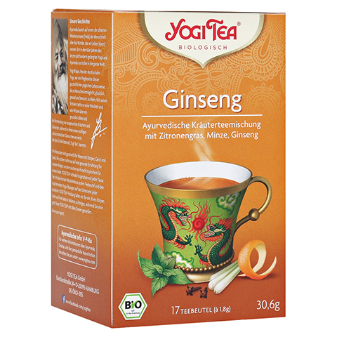 YOGI TEA Ginseng Bio Filterbeutel 17x1.8 Gramm