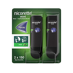 NICORETTE Mint Spray 1 mg/Sprhsto NFC 2 Stck