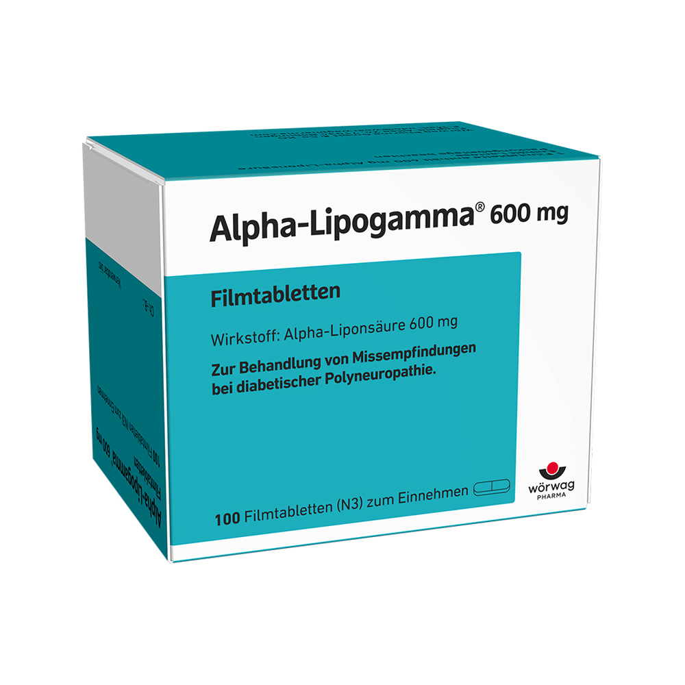 Alpha-Lipogamma 600mg Filmtabletten 100 Stück