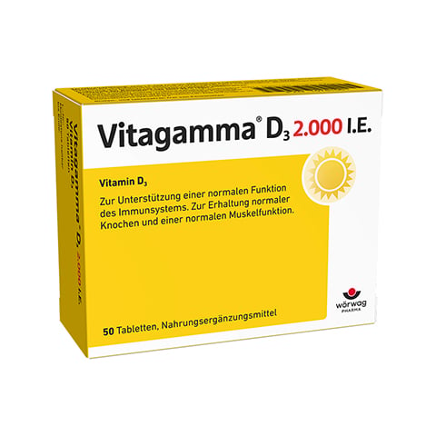 Vitagamma D3 2.000 I.E. Vitamin D3 NEM 50 Stck