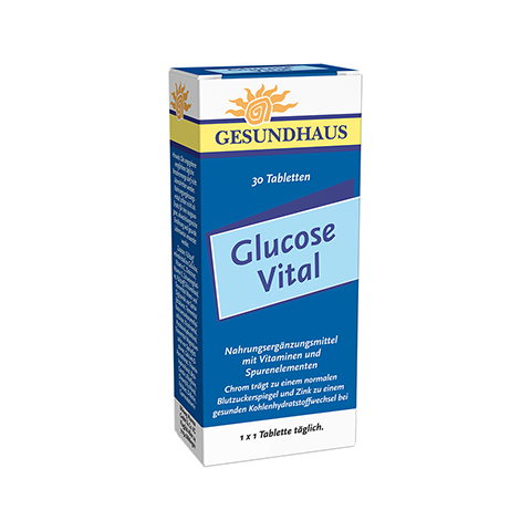 GESUNDHAUS Glucose Vital Tabletten 30 Stck
