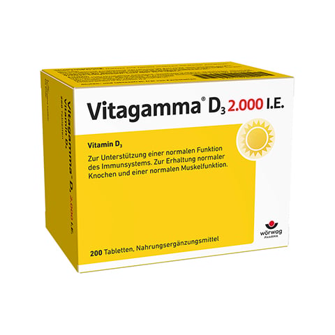 Vitagamma D3 2.000 I.E. Vitamin D3 NEM 200 Stck