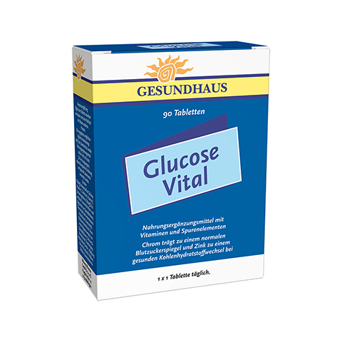 GESUNDHAUS Glucose Vital Tabletten 90 Stck