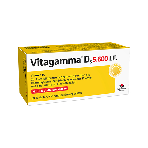 Vitagamma D3 5.600 I.E .Vitamin D3 NEM 50 Stck
