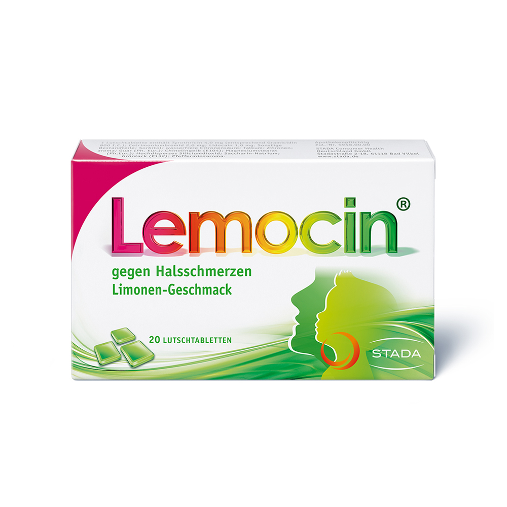 Lemocin gegen Halsschmerzen Lutschtabletten 20 Stück