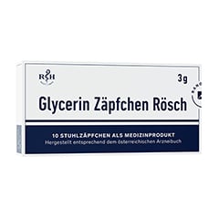 Glycerin Zäpfchen Rösch 3g gegen Verstopfung