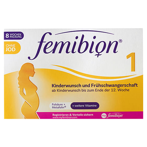 FEMIBION 1 Kinderwunsch+Frühschwangers.o.Jod Tabl. 60 Stück